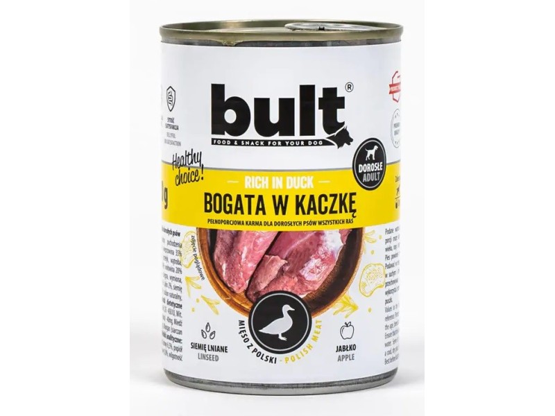 BULT Rich in duck - Wet dog food - 800 g
