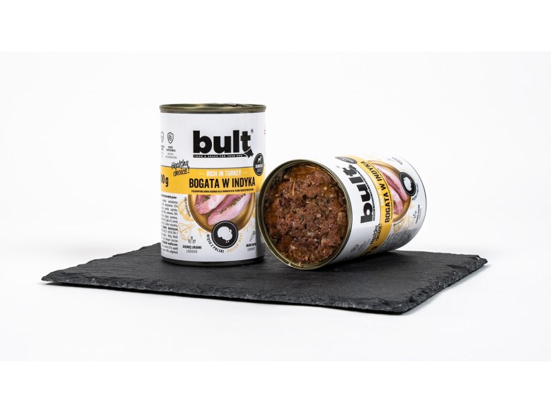 BULT Rich in turkey - Wet dog food - 800 g