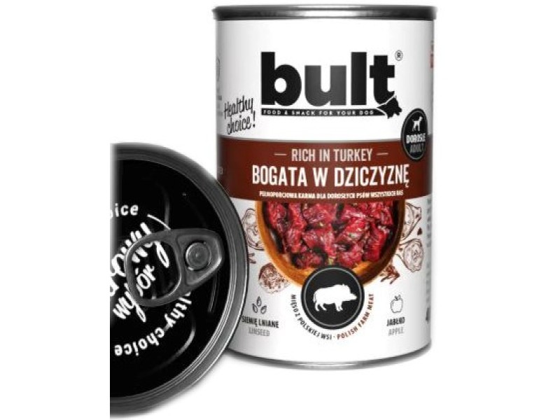 BULT Rich in game - Wet dog food - 800 g