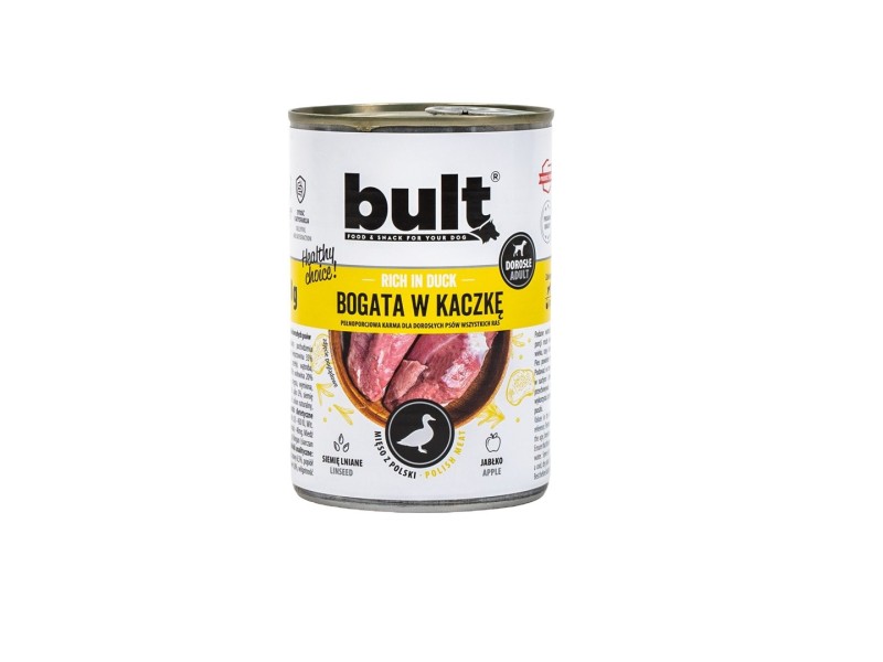 BULT Rich in duck - wet dog food - 400g