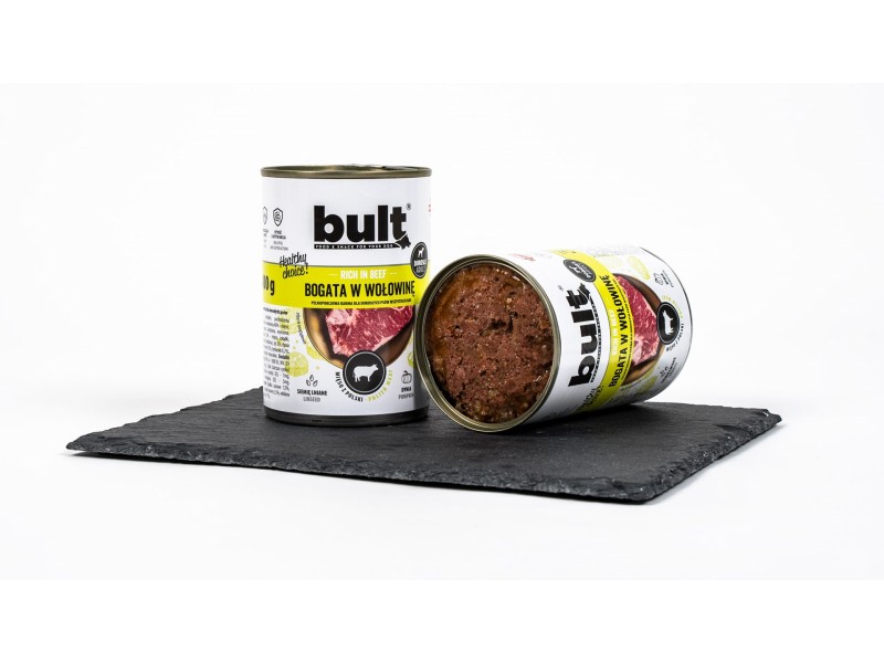 BULT Rich in beef - wet dog food - 400g