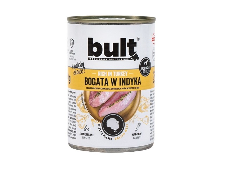 BULT Rich in turkey - wet dog food - 400g