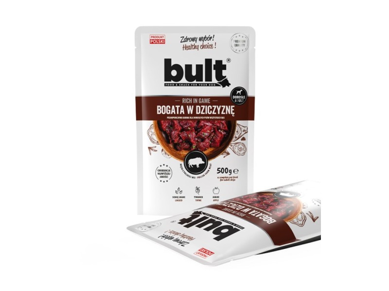 BULT Rich in game - wet dog food - 500g BULT Rich in game - wet dog food - 500g