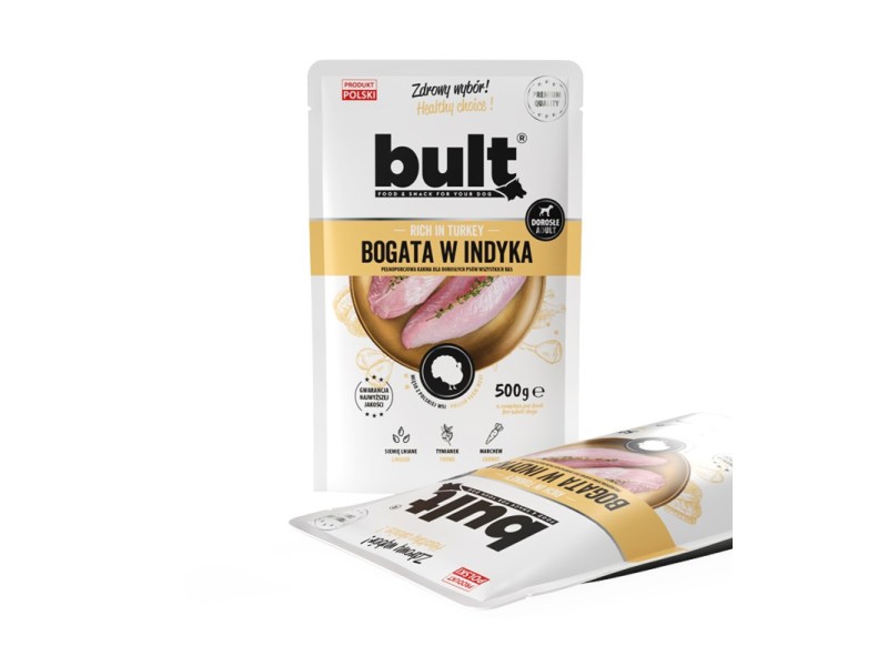 BULT Rich in turkey - wet dog food - 500g