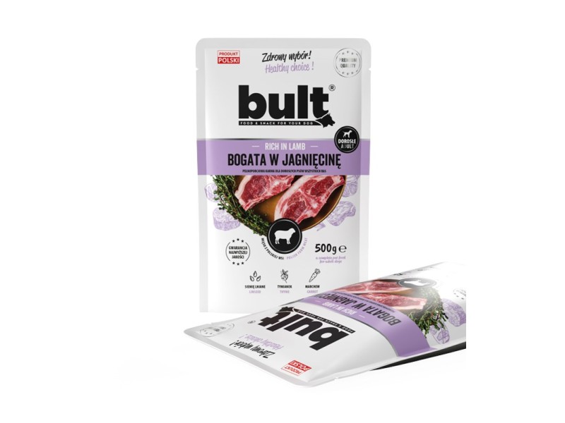 BULT Rich in lamb - wet dog food - 500g