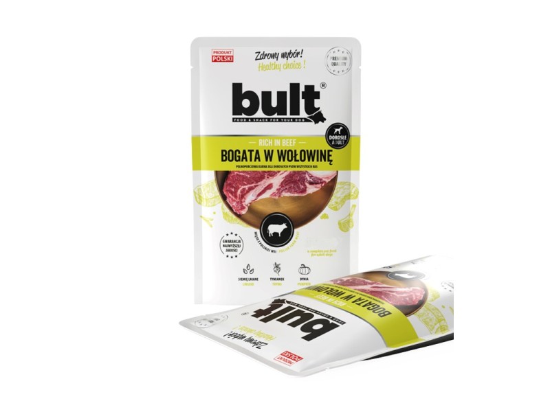 BULT Rich in beef - wet dog food - 100g