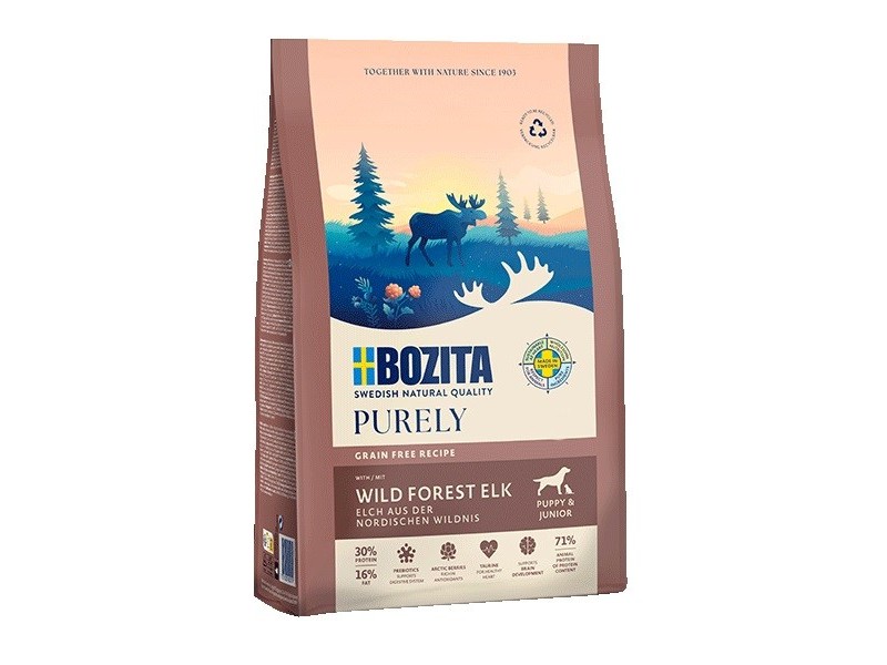 BOZITA Purely Junior Elk with chicken - dry dog food - 11kg
