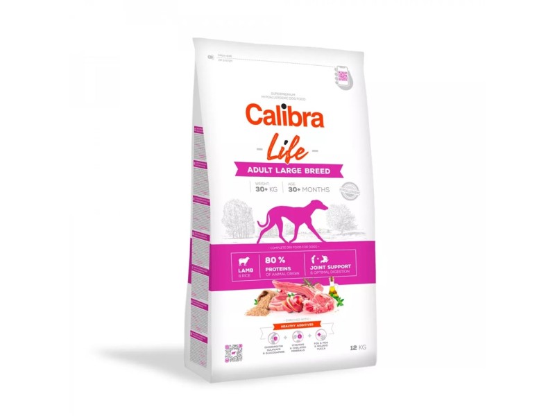 CALIBRA Dog Life Adult Large Breed Lamb - dry dog food - 12kg