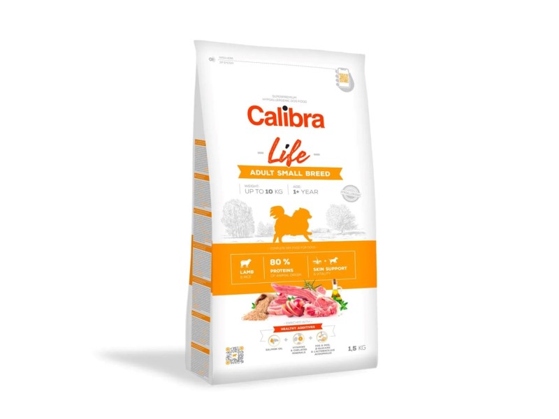 CALIBRA Dog Life Adult Small Breed Lamb - dry dog food - 1,5kg