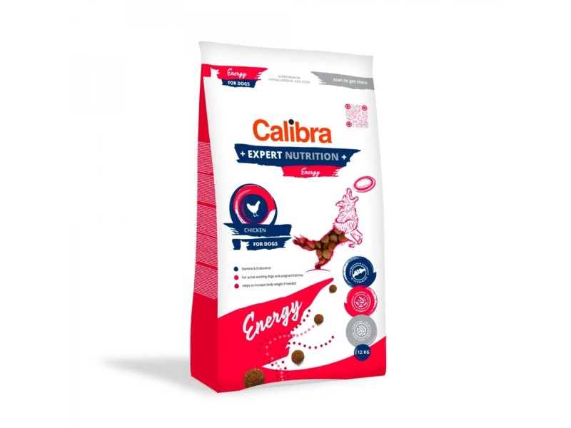 CALIBRA Expert Nutrition Energy - dry dog food - 12kg