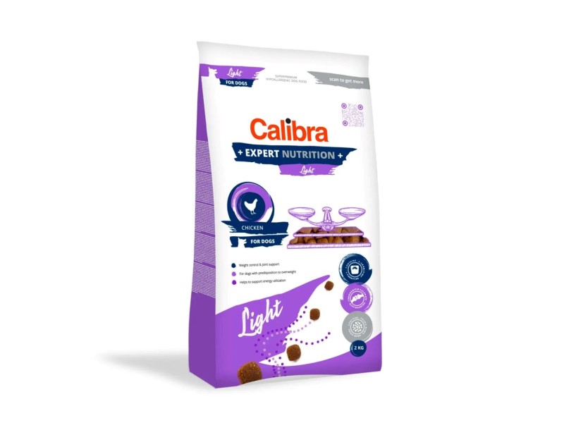 CALIBRA Dog Expert Nutrition Light - dry dog food - 2kg