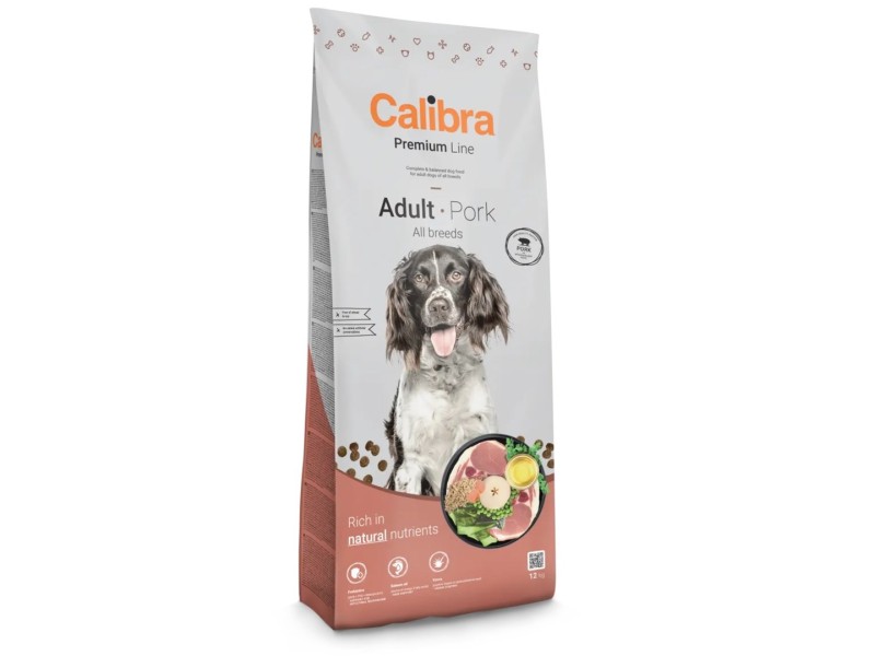 CALIBRA Premium Line Pork - dry dog food - 12kg