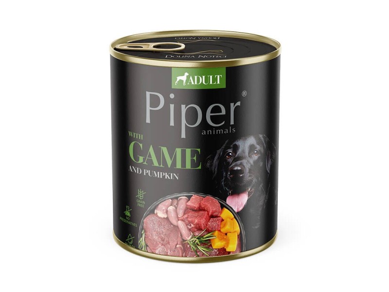 Dolina Noteci Piper with venison and pumpkin - Wet dog food 800 g