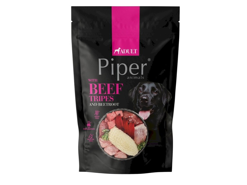 PIPER ANIMALS with beef tripes and beetroot - wet dog food - 500g