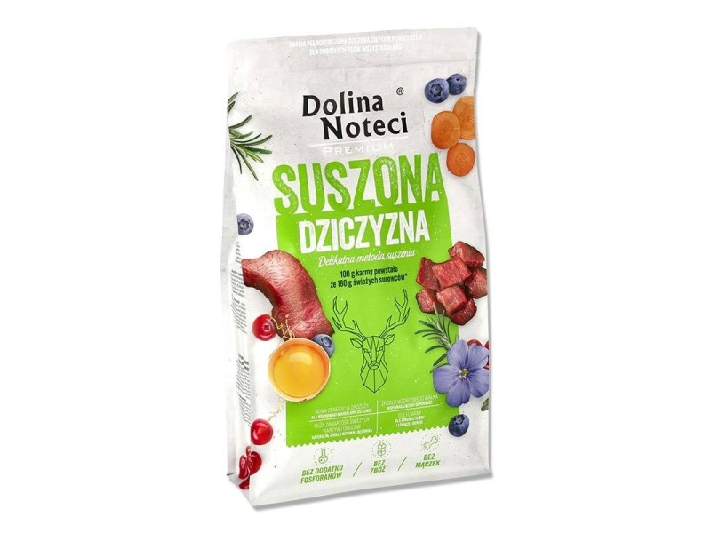 DOLINA NOTECI Premium Dried game - dried food for dogs - 9kg