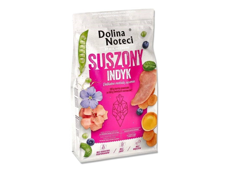 DOLINA NOTECI Premium turkey - dried dog food - 9 kg