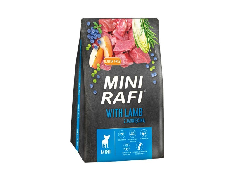 RAFI Mini with lamb - dry dog food - 3kg
