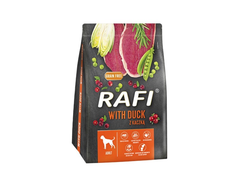 RAFI Adult with duck - dry dog food - 3kg