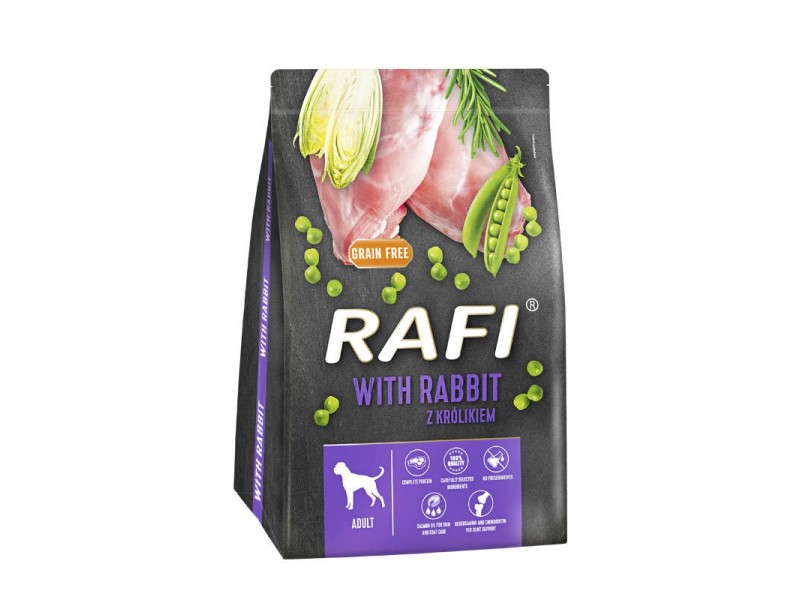 RAFI with rabbit - dry dog food - 3kg RAFI with rabbit - dry dog food - 3kg