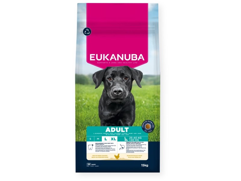 EUKANUBA Adult L XL Rich in chicken - dry dog food - 15kg