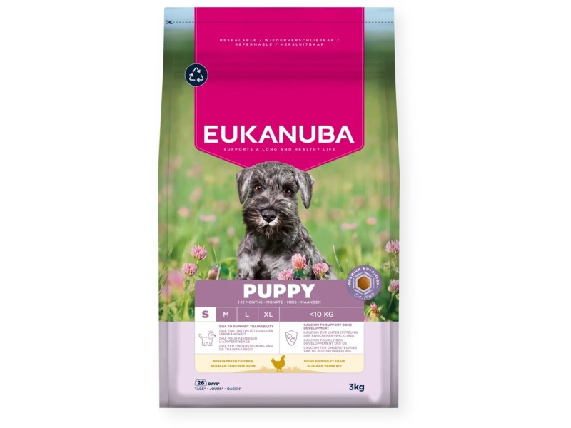 EUKANUBA Puppy Small Rich in chicken - dry dog food - 3kg