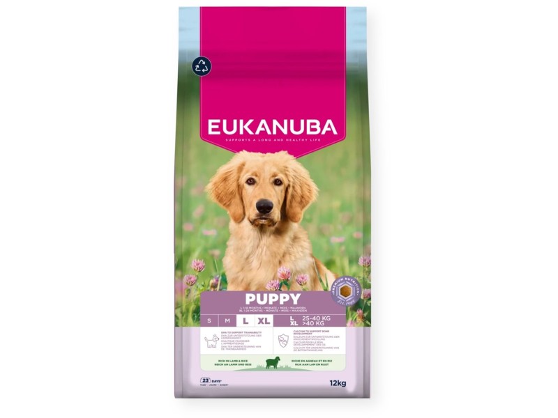 EUKANUBA Puppy L XL Rich in lamb & rice - dry dog food - 12kg