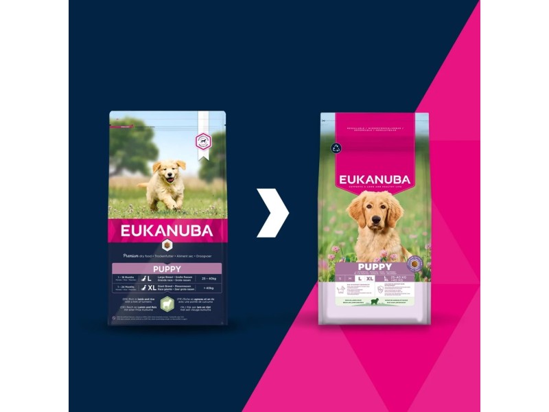 EUKANUBA Puppy L XL Rich in lamb & rice - dry dog food - 12kg