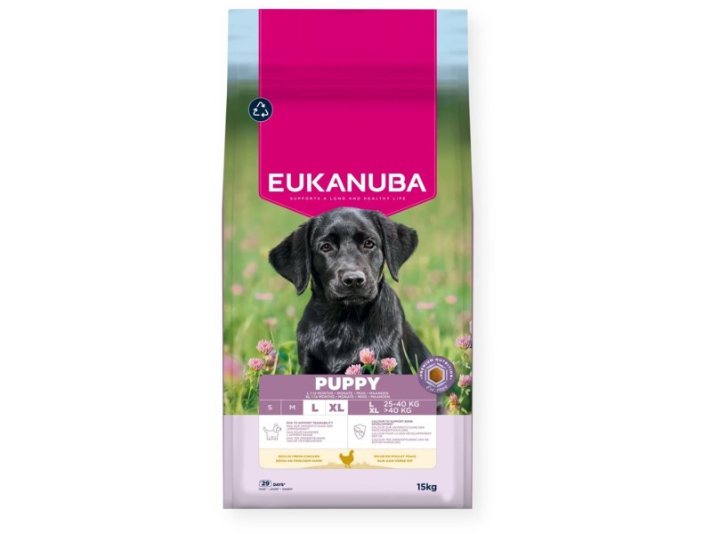 EUKANUBA Puppy L XL Rich in chicken - dry dog food - 15kg