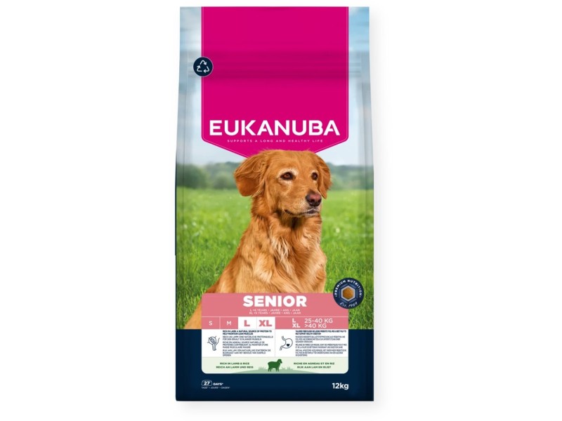 EUKANUBA Senior L XL Rich in lamb & rice - dry dog food - 12kg