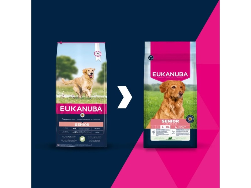 EUKANUBA Senior L XL Rich in lamb & rice - dry dog food - 12kg