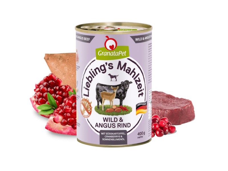 GRANATAPET Liebling's Mahlzeit Venison and angus beef - wet dog food - 800g GRANATAPET Liebling's Mahlzeit Venison and angus beef - wet dog food - 800g