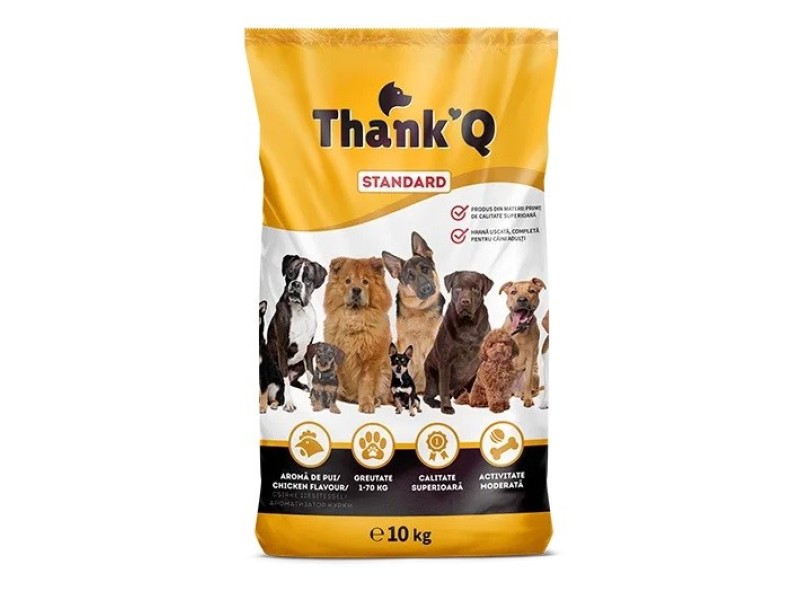 THANK'Q Standard Chicken - dry dog food - 10kg THANK'Q Standard Chicken - dry dog food - 10kg