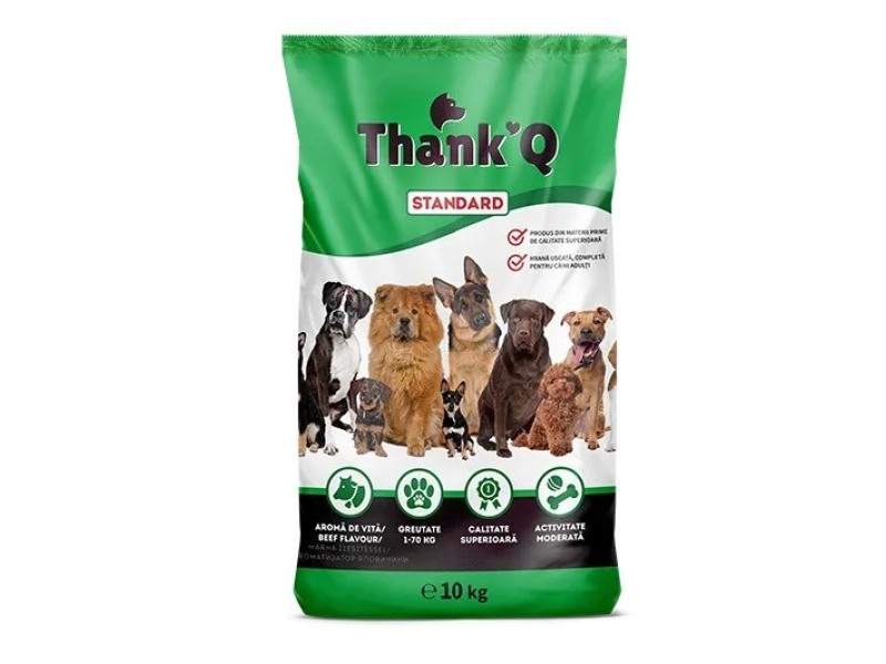 THANK'Q Standard Beef - dry dog food - 10kg THANK'Q Standard Beef - dry dog food - 10kg