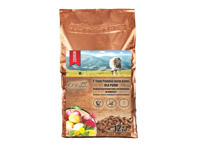 O'CANIS Premium Lamb with millet, potatoes, and red beetroot - dry dog food - 12kg