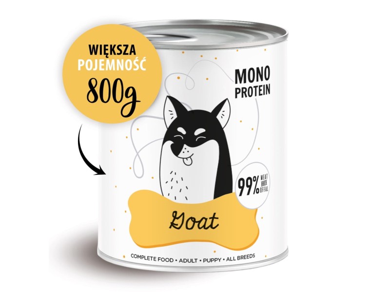 PAKA ZWIERZAKA Pepe Goat - wet dog food - 800g