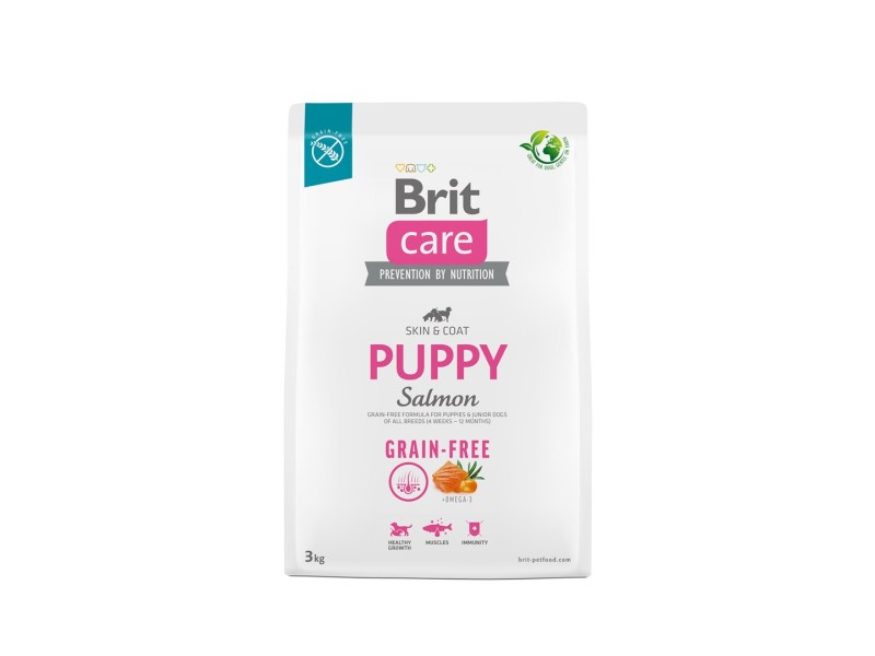 BRIT Care Puppy Salmon - dry dog food - 3 kg