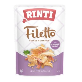 RINTI Filetto Chicken fillet with ham - wet dog food - 100g