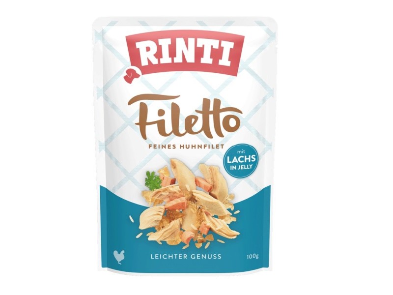 RINTI Filetto Chicken fillet with salmon - wet dog food - 100g