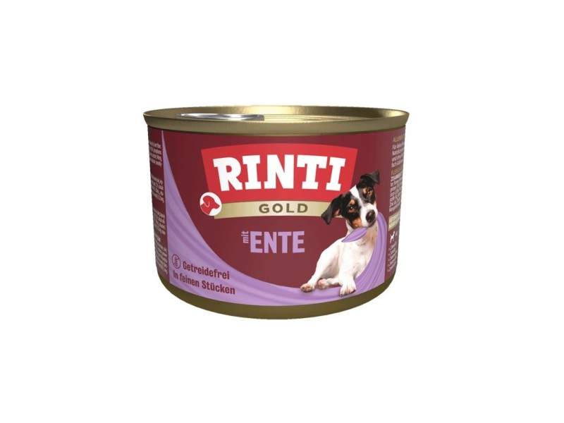 RINTI Gold Duck - wet dog food - 185g