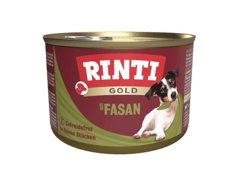 RINTI Gold Pheasant  - wet dog food - 185g