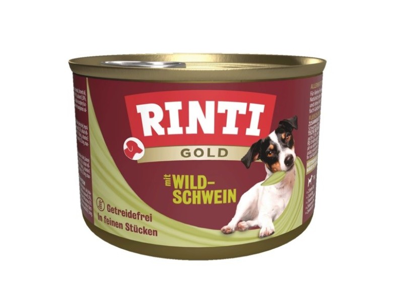 RINTI Gold Wild boar - wet dog food - 185g