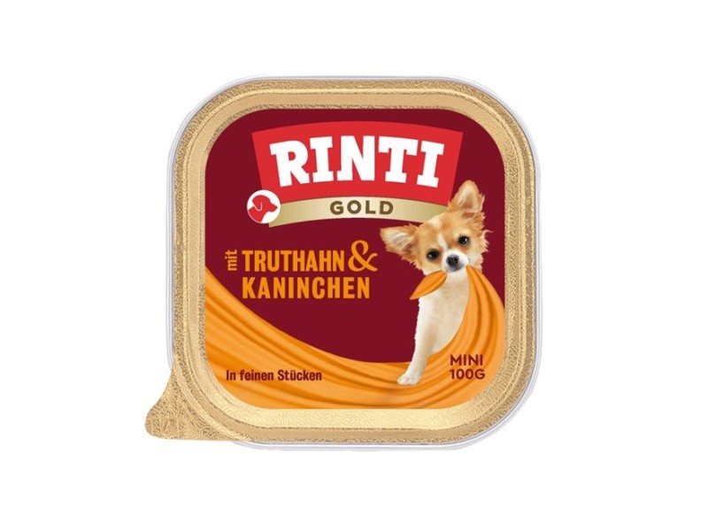 RINTI Gold Mini Turkey with rabbit - wet dog food - 100g
