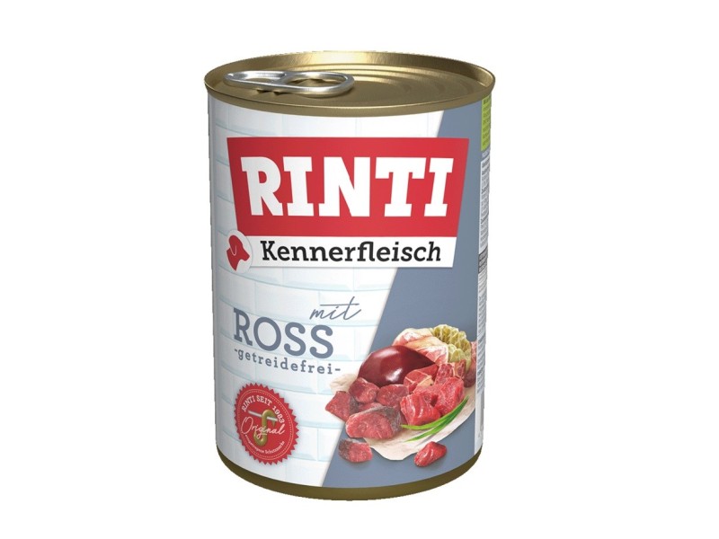 RINTI Kennerfleisch Horse - wet dog food - 400g