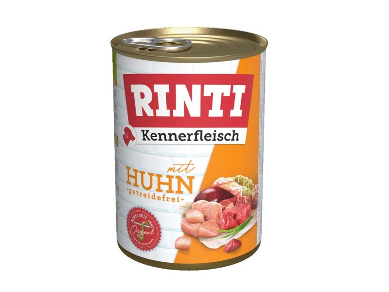 RINTI Kennerfleisch Chicken - wet dog food - 400g