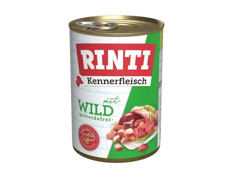 RINTI Kennerfleisch Venison - wet dog food - 400g