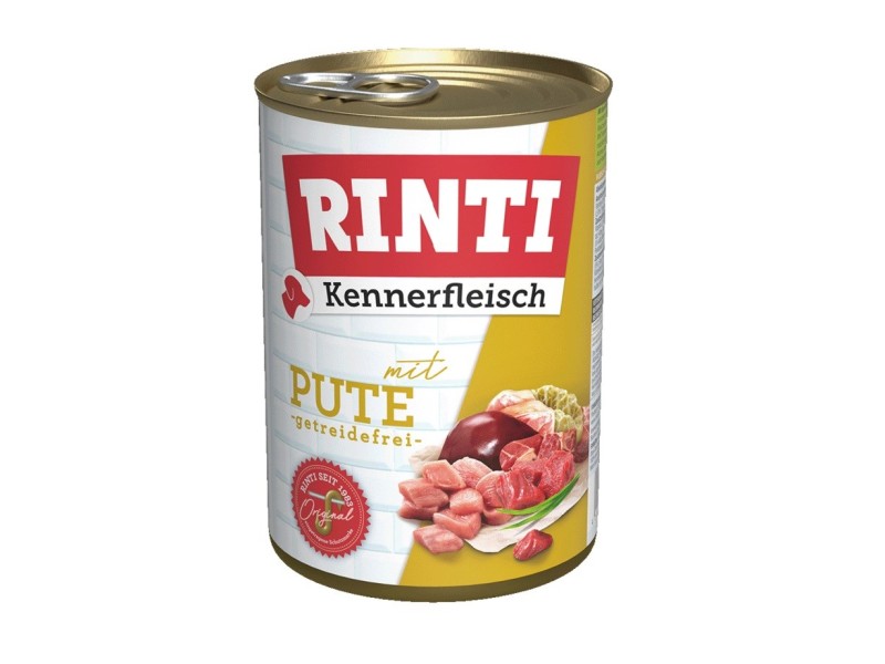 RINTI Kennerfleisch Turkey - wet dog food - 400g
