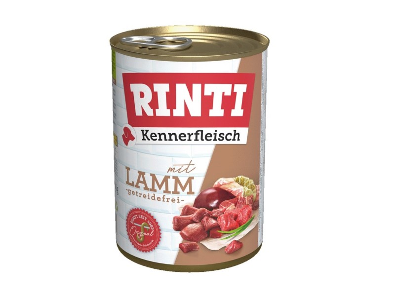 RINTI Kennerfleisch Lamb - wet dog food - 400g