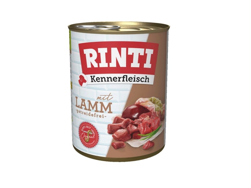 RINTI Kennerfleisch Lamb - wet dog food - 800g