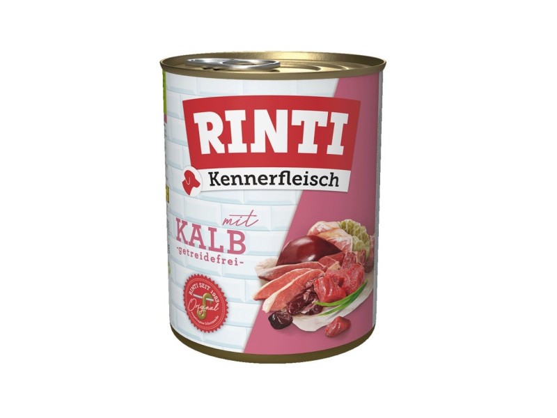 RINTI Kennerfleisch Veal - wet dog food - 800g
