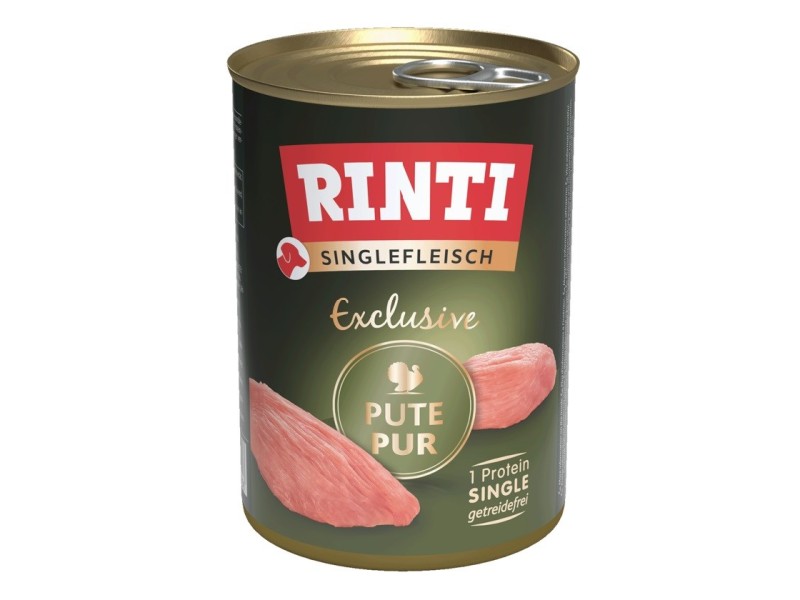 RINTI Singlefleisch Exclusive Turkey - wet dog food - 400g RINTI Singlefleisch Exclusive Turkey - wet dog food - 400g